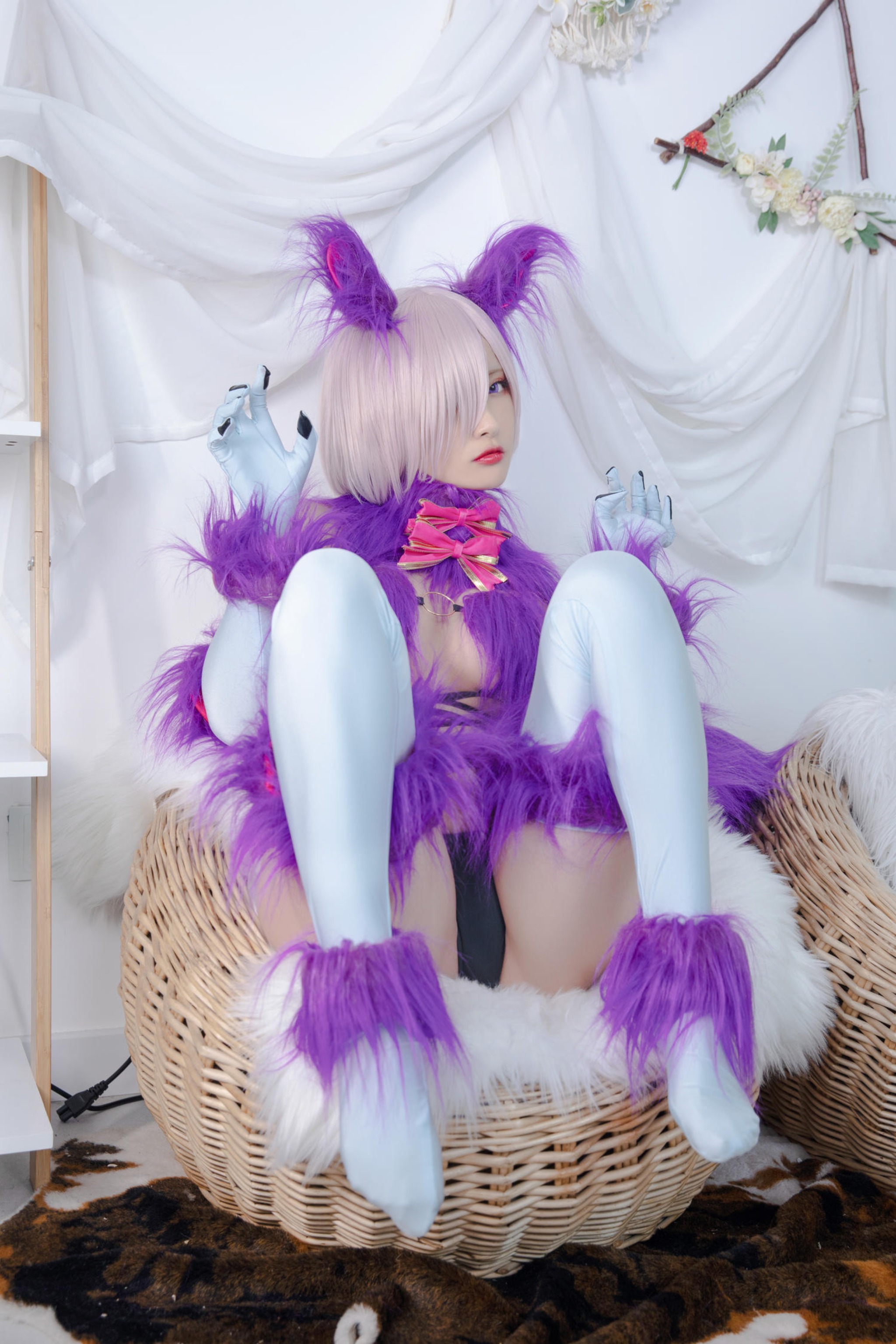 图片[1]-洛璃 LoLiSAMA – NO.125 玛修·基列莱特 危险野兽 [32P]-XikXak
